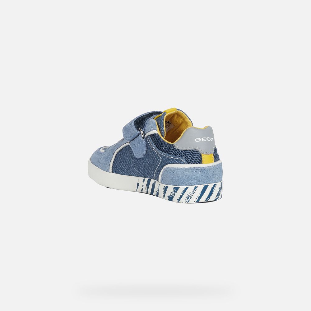 Basket Geox Kilwi Boy - Bleu - Bebe 186749-RQB